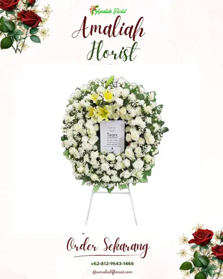 Krans Bunga Duka Lamper Kidul